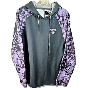 Pulse by Sirphis large sweatshirt hoodie Mens Camouflage Sleeves gator logo